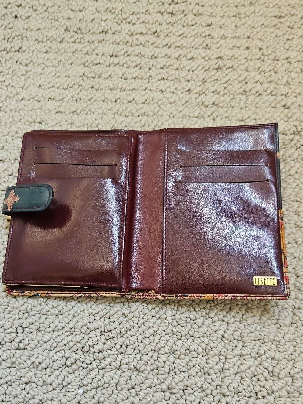 Vintage Lisette Leather Wallet - Picture 6 of 9